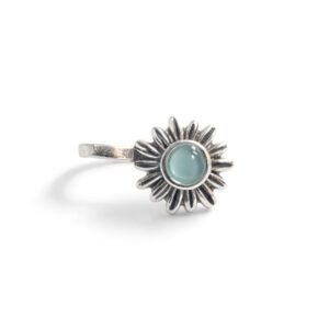 Piercing Fake Flor Calcedônia