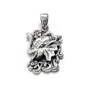 Pingente Elefante Flores