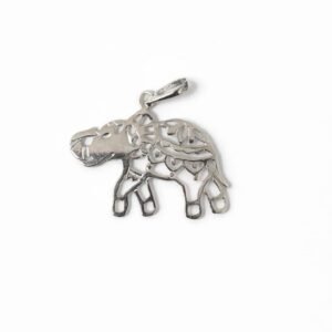 Pingente Elefante Vazado