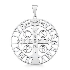 Pingente Medalha São Bento M