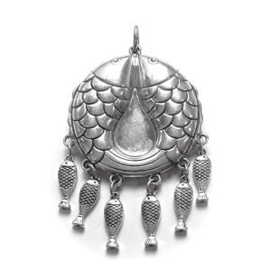 Pingente Peixe com Penduricalhos