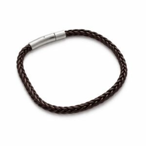 Pulseira Couro Marrom