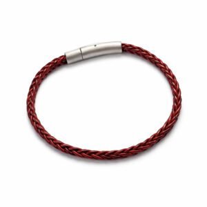 Pulseira Couro Vermelho
