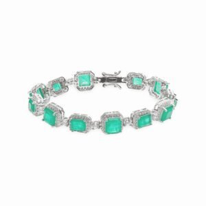 Pulseira Estilo Riviera Esmeralda