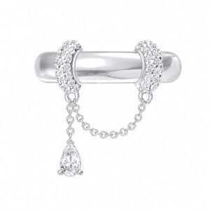 Anel Moissanite Corrente