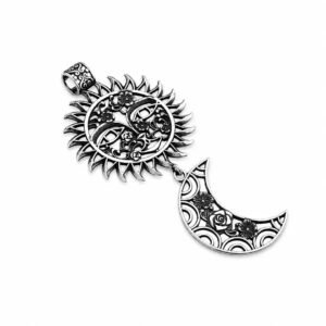 Pingente Sol e Lua