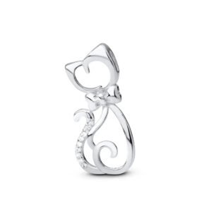 Pingente Gato Vazado